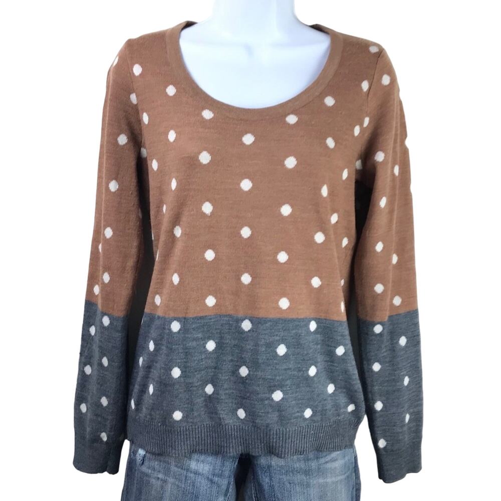 The Limited Polka Dot Wool Blend Sweater S